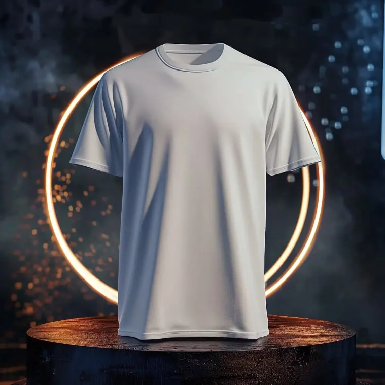 mens round neck tshirt
